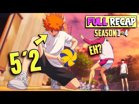⚡Dwarf Boy Wanna Be The Best Pro Volleyball Player🏐 Haikyuu All Seasons