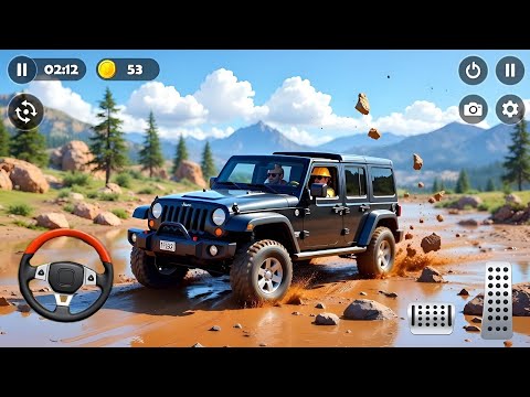 Extreme Offroad Jeep Driving Adventure | Realistic 4x4 Mountain Climb Simulator | Android Gameplay