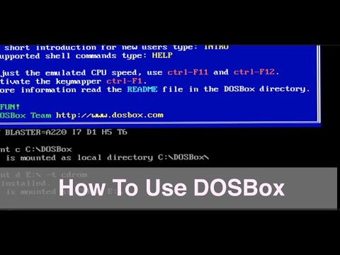 How to use DOSbox