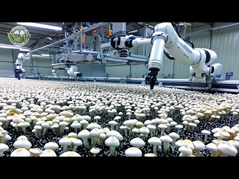 816 Million Pounds Of Mushrooms Are Harvested And Processed This Way | Agriculture Technology