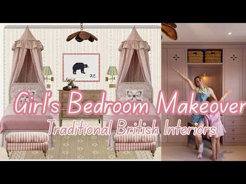 Traditional British Styling - Girl's Bedroom Makeover - Caroline x
