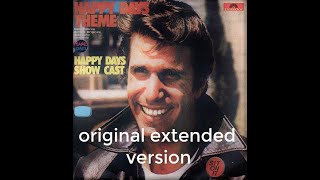 HAPPY DAYS THEME SONG EXTENDED ORIGINAL