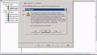 Disable anonymous access to an FTP site in Windows IIS