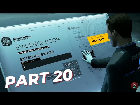 DETROIT BECOME HUMAN Walkthrough Gameplay Part 20 | Connor | Evidence Room | PC 1080p |