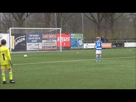 De Graafschap JO11 - Almere City JO11 1e wedstrijd 8 april 2018