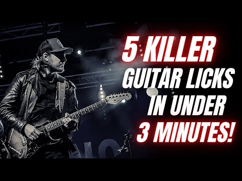 5 Killer Guitar Licks In Under 3 Minutes (+Tabs)