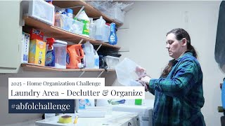 Clean and Organize My Laundry Area With Me