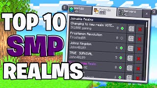Top 10 REALMS SMP For Minecraft Bedrock 1.21! - REALM CODES