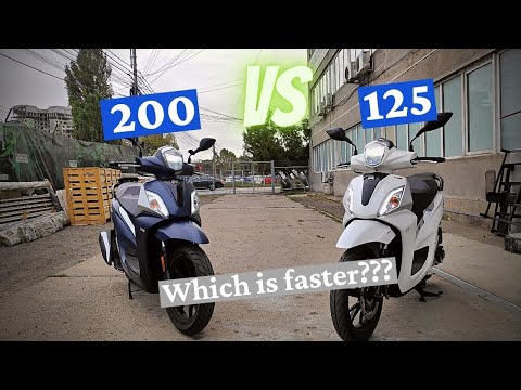 SYM Symphony ST 125 L/C - VS - 200 A/C - Performance test