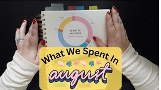 How we spent $9600+ in August
