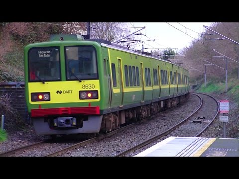 IE 8520 Class Dart Train number 8630 - Raheny, Dublin