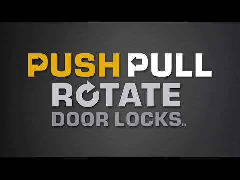 Brink's - Push Pull Rotate Deadbolt Install