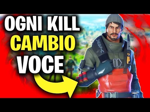 OGNI KILL CAMBIO VOCE CON TURK ! ( Doppiaggio Fortnite ITA )
