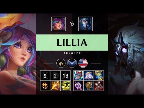 Lillia Jungle vs Kindred - NA Diamond Patch 25.16