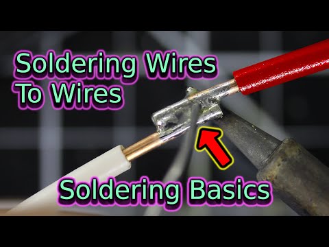 Soldering Wires to Wires | Soldering Basics | Soldering for Beginners
