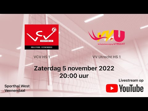 VCV HS 1 vs. VV Utrecht HS 1, Volleybal Topdivisie Heren