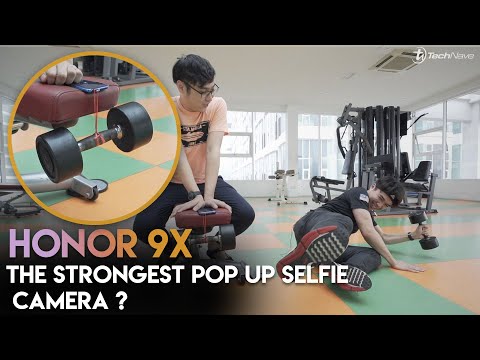HONOR 9X Pop-Up Selfie Camera Can Withstand a 15kg Dumbbell？ | Unboxing and Hands-On Review!