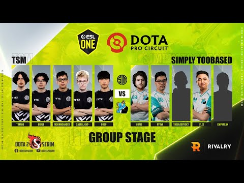 TSM vs simply TOOBASED - DPC NA 2021/22 Tour 2: Division I - Group Stage - B03