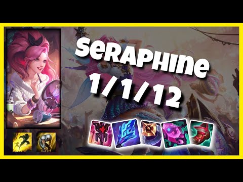Seraphine vs Lux BR Challenger SUPPORT (1/1/12) Gameplay Replay - Patch 10.24