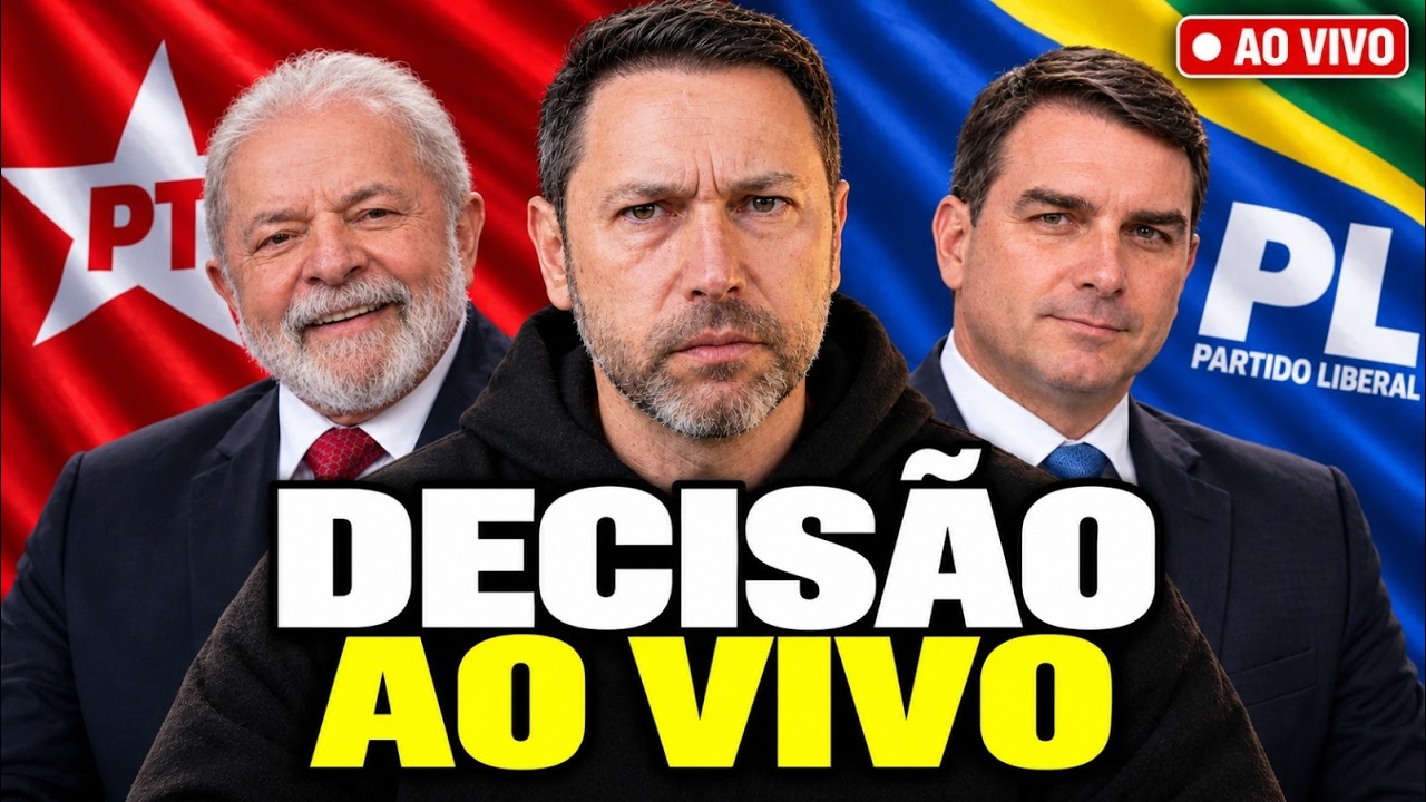 🚨 Apuração ao vivo, Lula ou Flávio Bolsonaro?