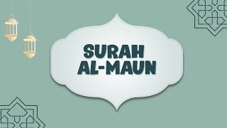 Bacaan Surah Al-Maun
