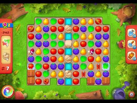 GardenScapes Level 2462 no boosters (15 moves)