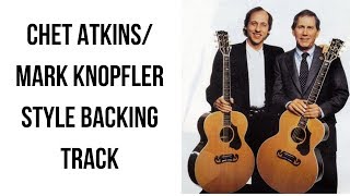 Chet Atkins and Mark Knopfler Style Backing Track | I'll See You in My Dreams
