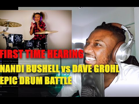 QOFYREACTS To Dave Grohl VS Nandi Bushell EPIC Drum Battle | FOR THE FIRST TIME!