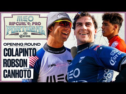 Griffin Colapinto, Callum Robson, Matias Canhoto | MEO Rip Curl Pro Portugal 2024 Opening Round