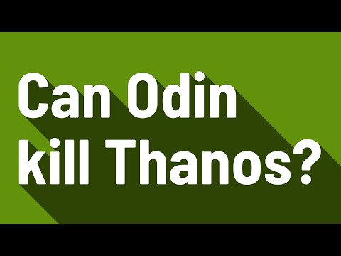 Can Odin kill Thanos?