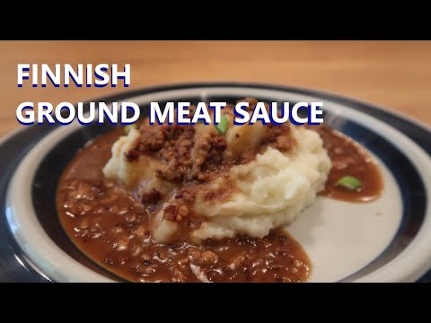 Finnish Ground Meat Sauce | Jauhelihakastike