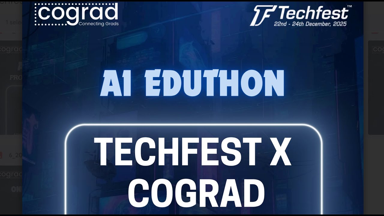 Techfest AI Eduthon 1.0 2025 | National Level Hackathon | Bootcamp Day 1