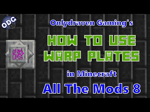 Minecraft — Все моды 8 — Как сделать и использовать варп-пластины