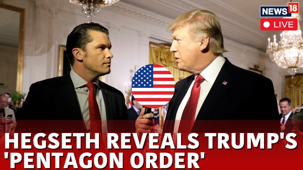 Pete Hegseth Live | Trump To Sign Executive Order Removing DEI From Military, Says Hegseth | N18G