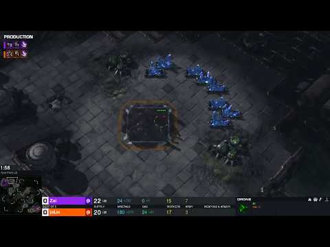 AHGL 2018: Swiss Week 7 - IBM vs "Amazon Painforest" Game 1 (ZvZ Zai vs joLIn)
