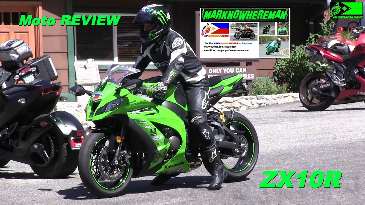 Kawasaki NINJA ZX10R with Yoshimura exhaust - Canyon Ride & my REVIEW