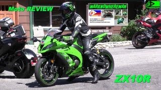 Kawasaki NINJA ZX10R with Yoshimura exhaust - Canyon Ride & my REVIEW