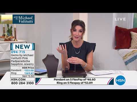 Gems by Michael Valitutti Padparadscha Sapphire and Zirc...