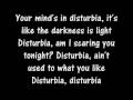 The Cab - Disturbia lyrics 