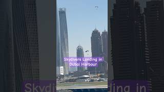 Skydivers Land DANGEROUSLY Close to a Cruise Ship