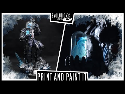 Tonight's forecast: a Freeze is coming! And I show you how to paint him