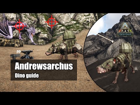 Andrewsarchus guide | PVP Tested, explained, basics, counters, turret mode | ARK Survival Evolved