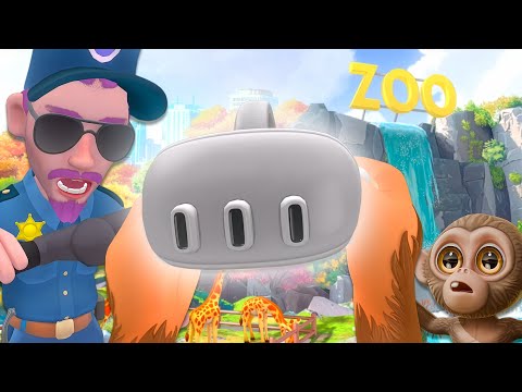 I Finally ESCAPED Using Virtual Reality!? - I Am Monkey VR (New Game)