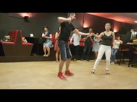 SOT Salsa on Thursday - Salsa On1 Dance Open Class Practice Video by Alex and Kazumi on 02.05.2019
