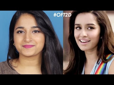 Shradhha Kapoor Half Girlfriend Look श्रद्धा का इजी मेकअप #OFT2D Video