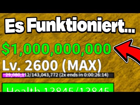 Ich Habe 1 MILLIARDE GELD GLITCHES BENUTZT In Blox Fruits!