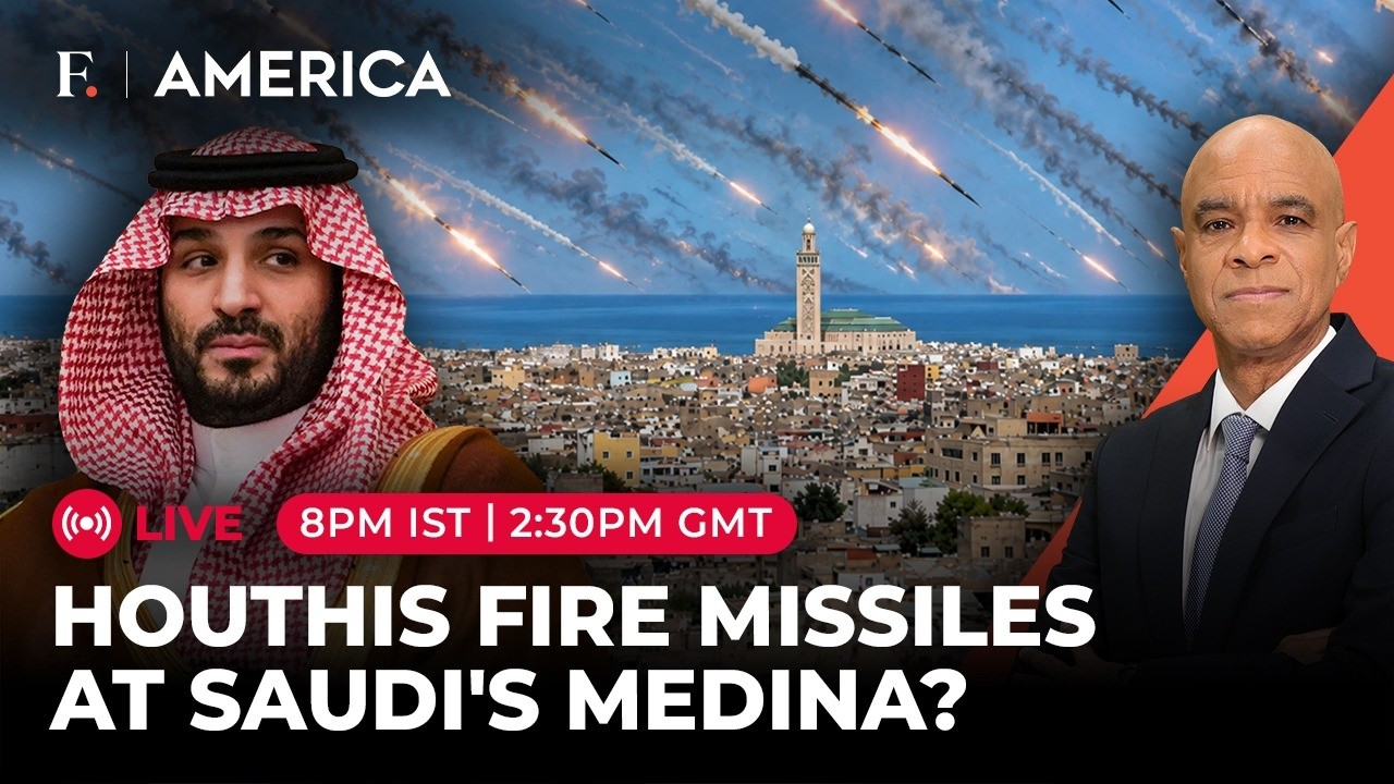 LIVE: Missile Intercepted Over Saudi's Medina; Houthis Deny Attack | Firstpost America
