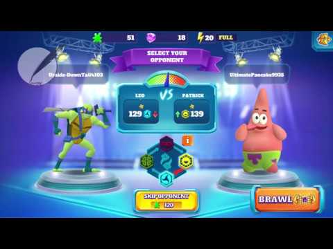 Super Brawl Univers 3 - Leo,CatDog,Angelica VS Patrick,Luna,Gir