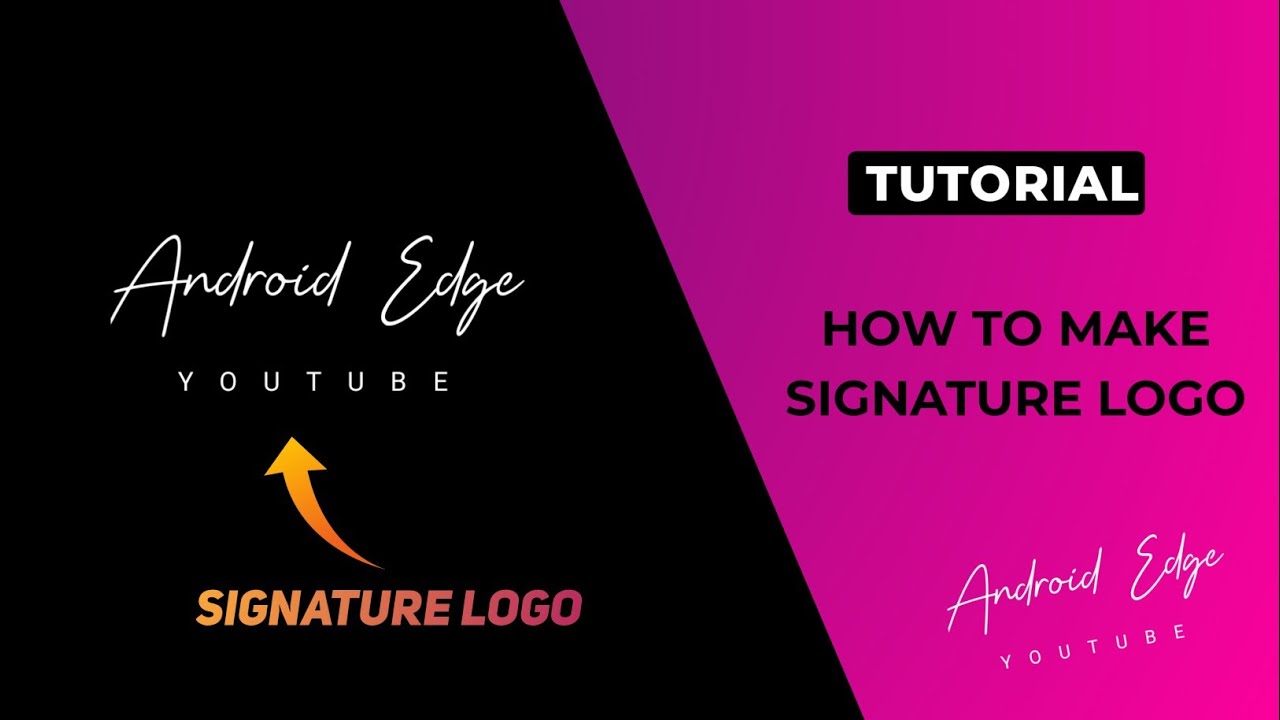 How To Make Own Stylish Signature Logo In Pixellab | Logo Design In Pixellab #Shorts