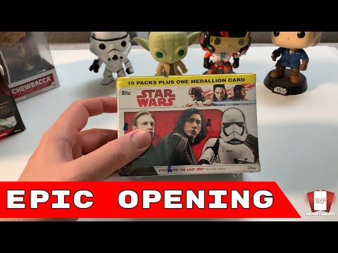 Opening Topps Star Wars The Last Jedi Trading Cards - Blaster Box